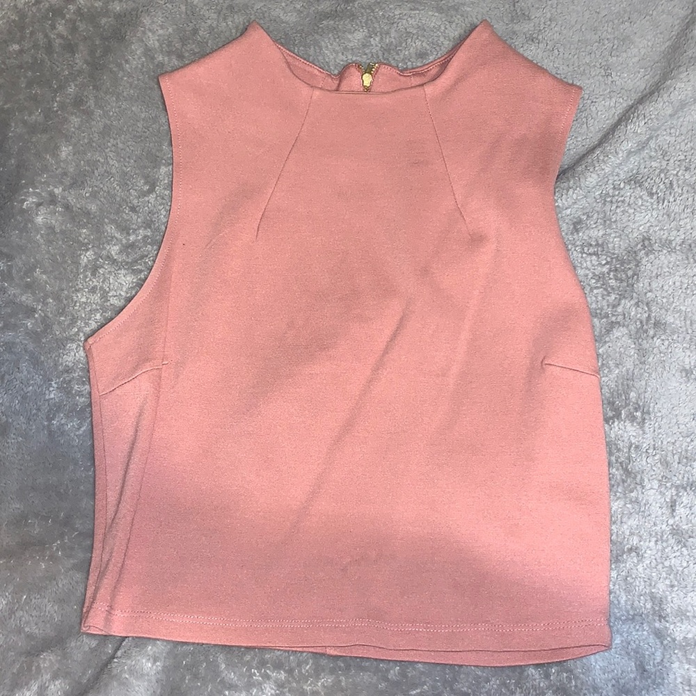 Light pink crop top